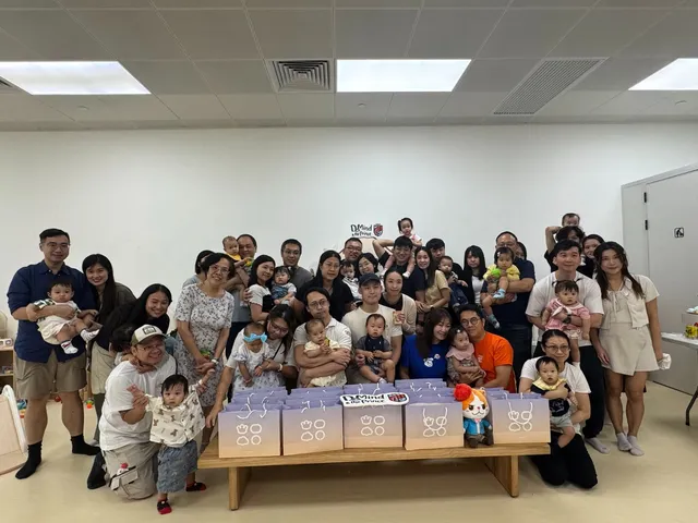 Families and children at a D Mind & the Prince activity