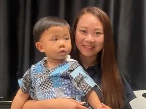 客戶提供的原始相片；家長心得 PPT 第 9 頁；292 × 219px。